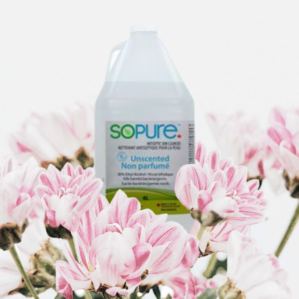 SoPure 4L 80% USP Grade Ethyl Alcohol Sanitizer - SoPure Products