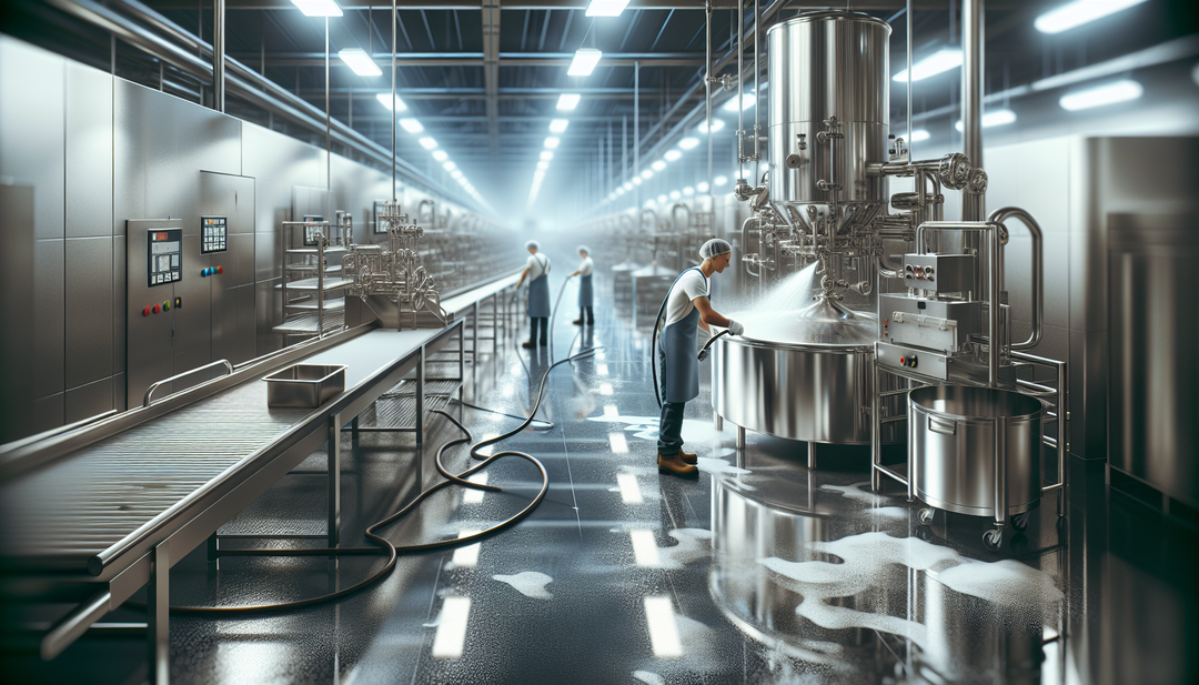 Cleaning Food Processing Equipment: Best Practices and Tips