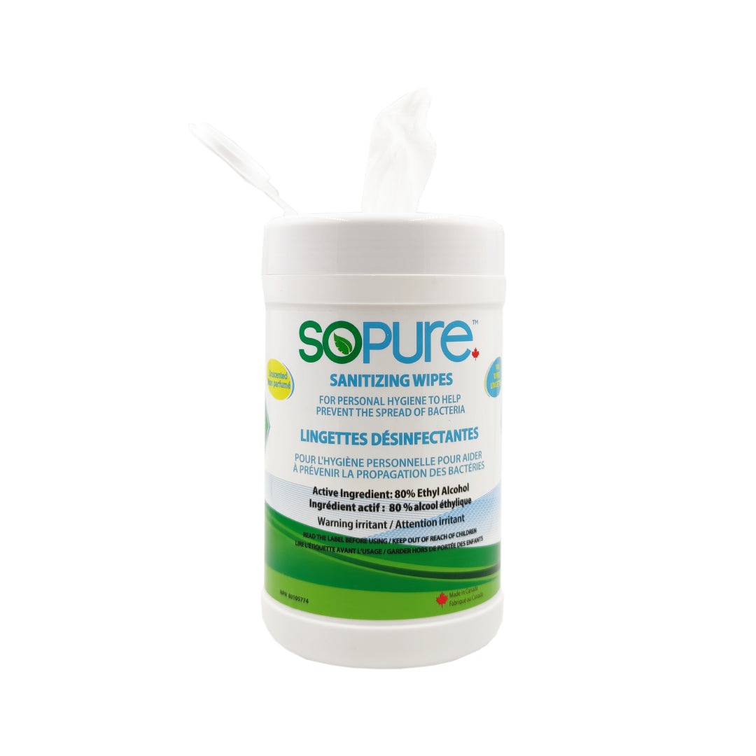 Top 3 Non Toxic Sanitizing Wipes for 2026 from SoPure Canada
