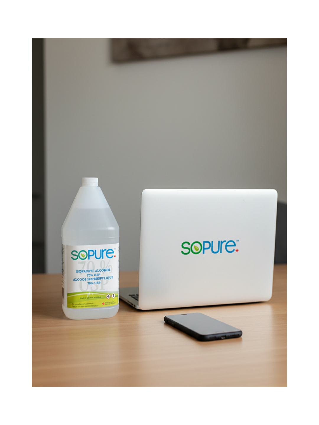 70% Isopropyl Alcohol Disinfectant 4L - SoPure Products