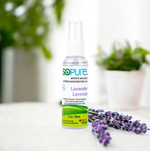 Lavender Scented SoPure Spray Hand Sanitizer - SoPure Products