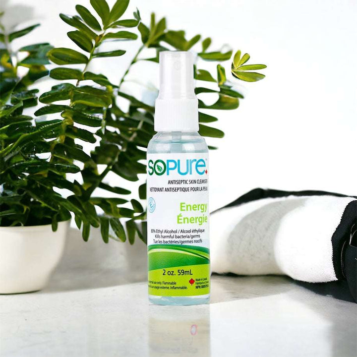 Fresh Scented Spray Hand Sanitizer - 99% Vegan Formula Sanitizer - SoPure Products