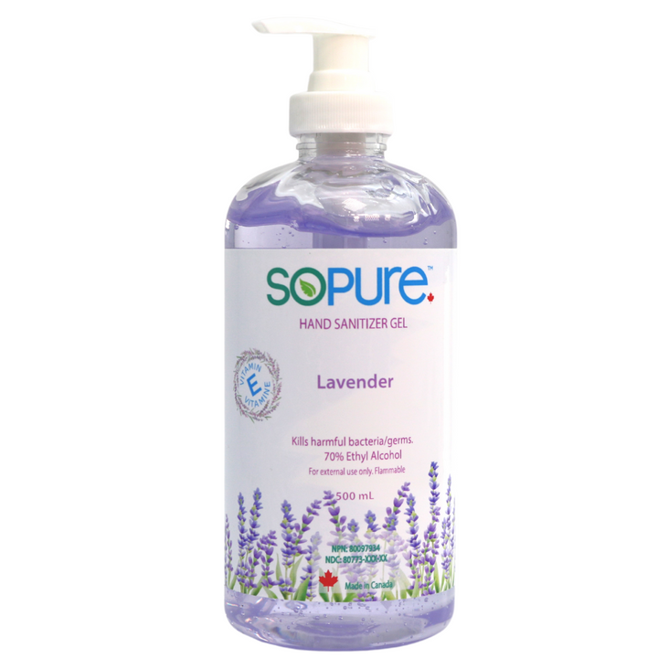 SoPure Lavender Gel Hand Sanitizer 1L- SoPure Products