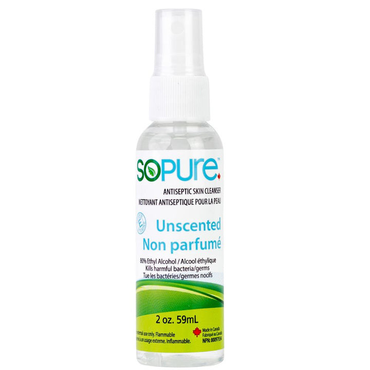SoPure Spray Hand Sanitizer 80% Alcohol - SoPure Products