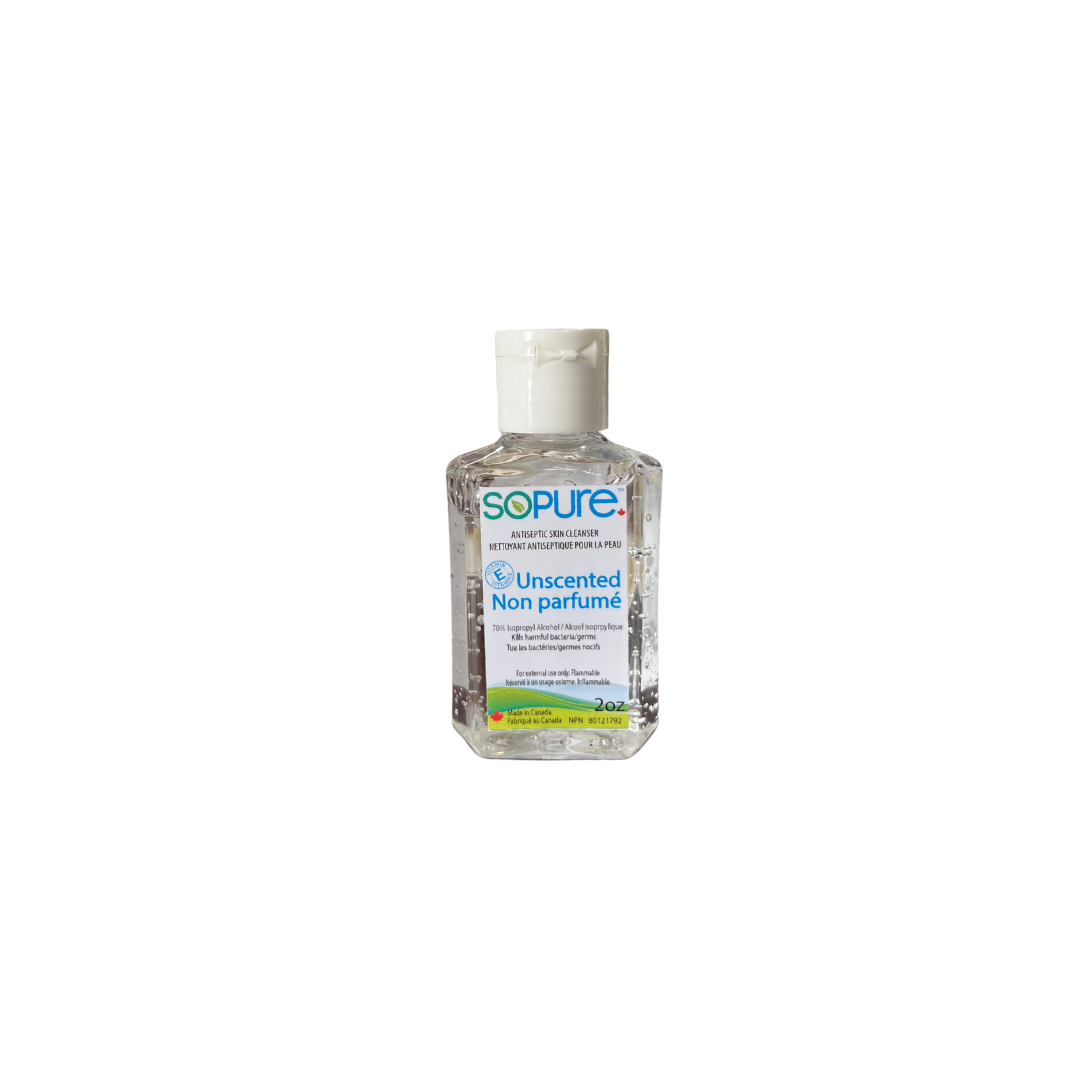 Travel Size Gel Hand Sanitizer – 2oz - SoPure Products