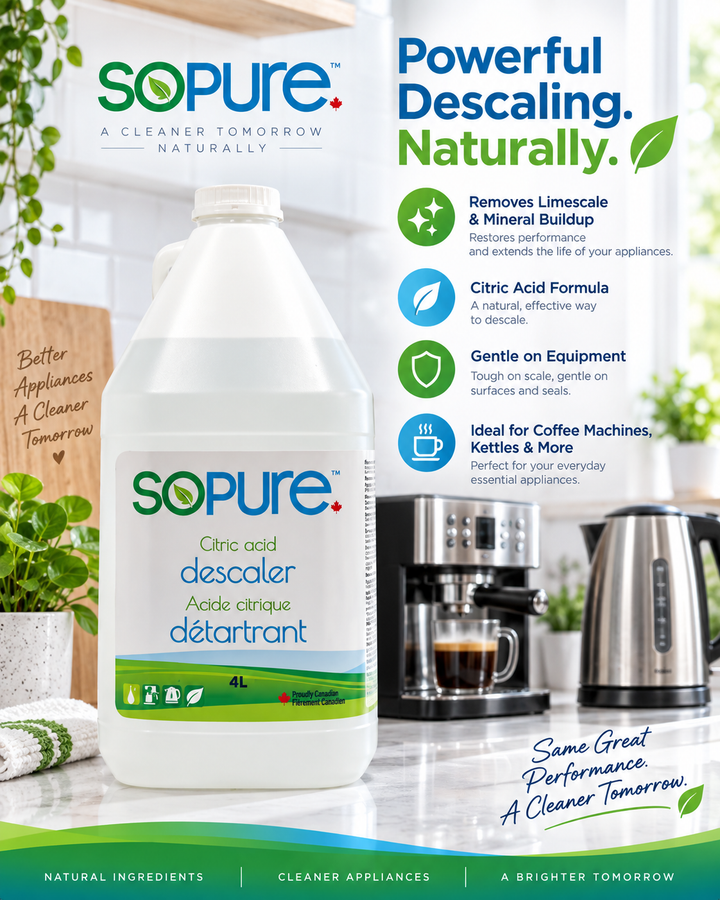SoPure's Citric Acid Descaler