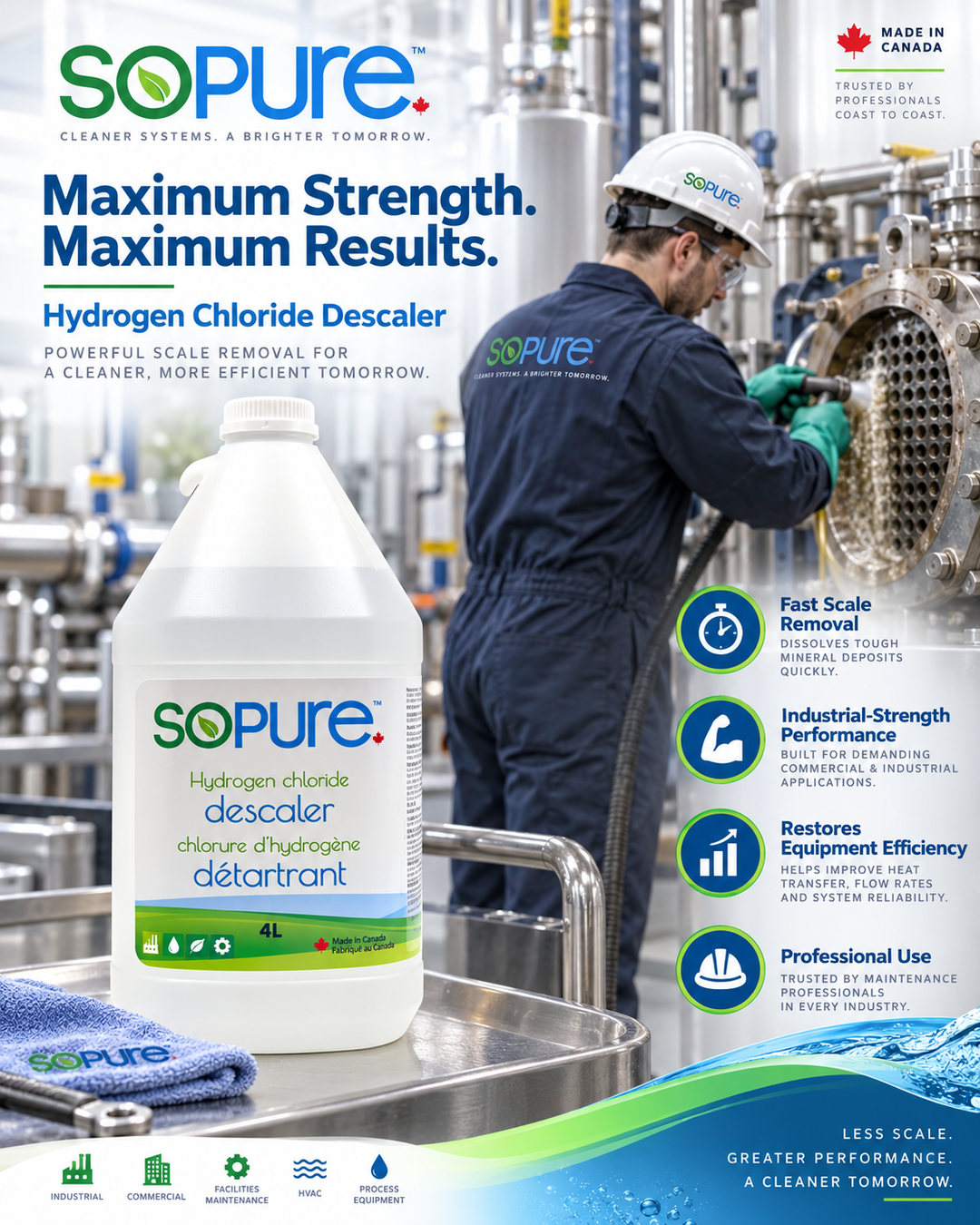 SoPure Hydrogen Chloride Descaler