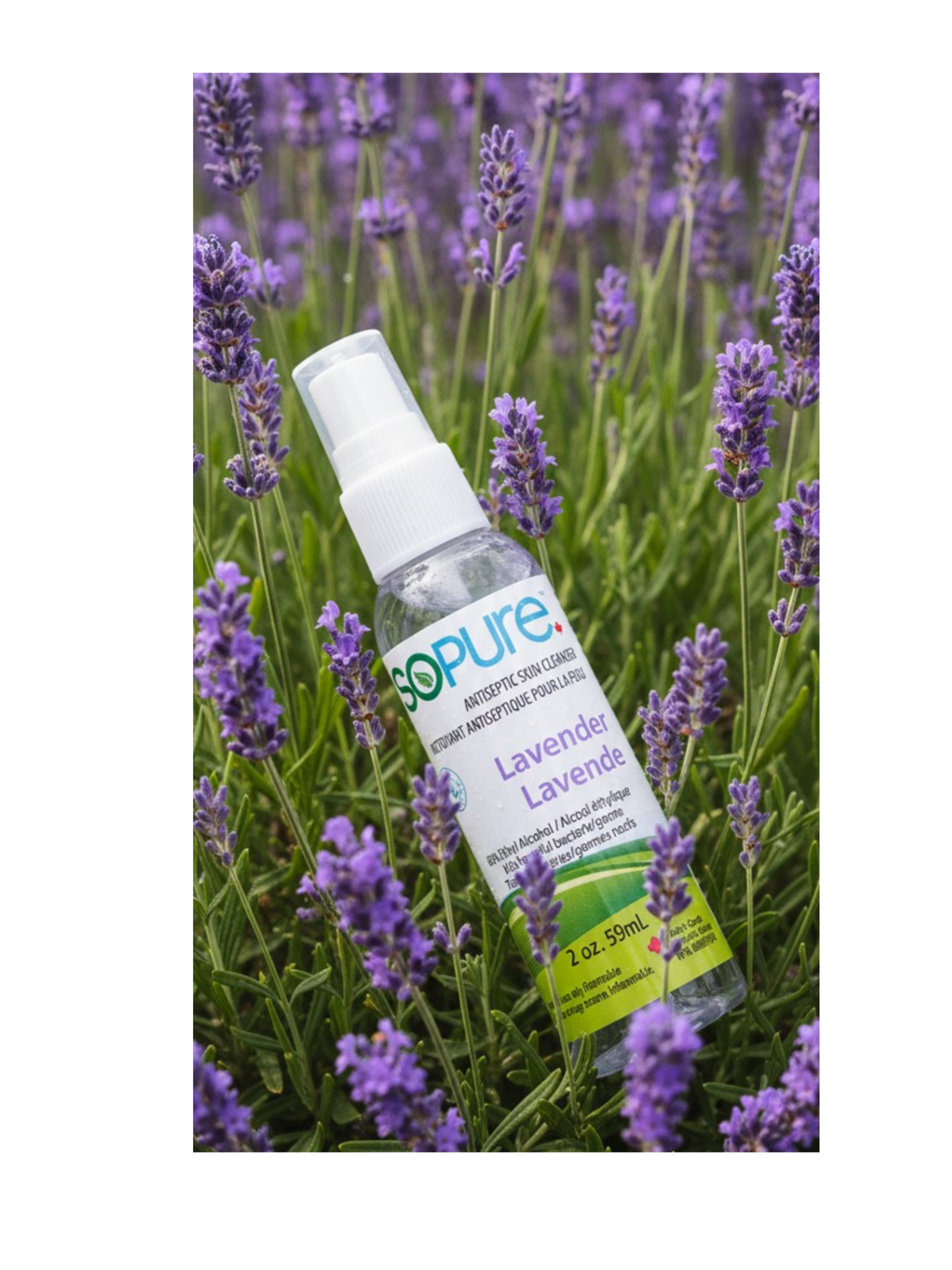Liquid Hand Sanitizer- Lavender  SoPure - SoPure Products