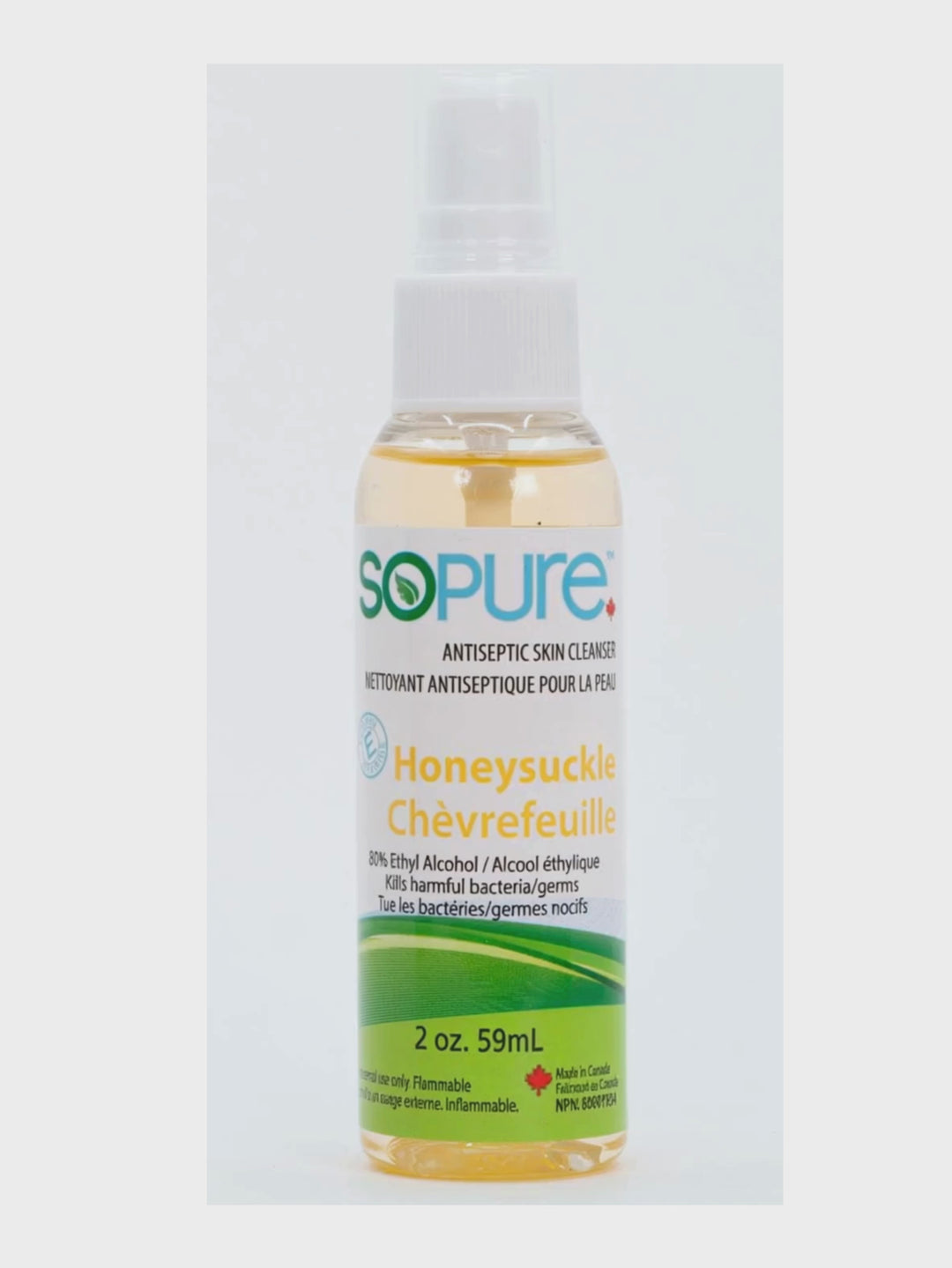SoPure Multipack Spray Hand Sanitizer of 4X59 mL, 4 scents