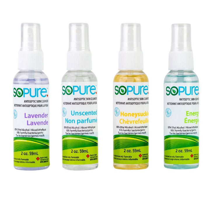 SoPure  4X59 mL, 4 scents in 1 Pack - SoPure Products