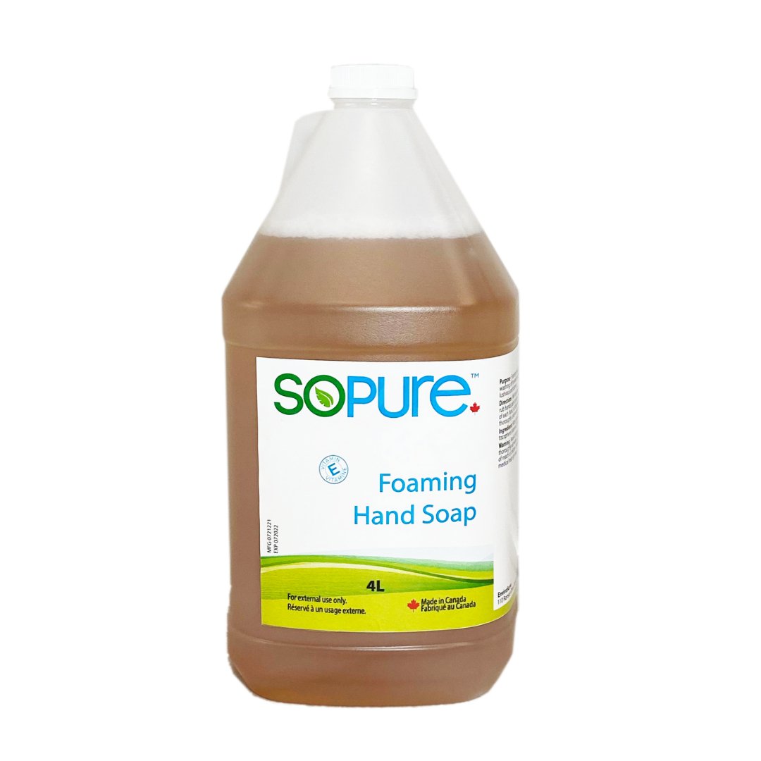 SoPure Moisturizing Foam Hand Soap 4L, Energy Scent: Gentle Cleansing, Invigorating Aroma - SoPure Products